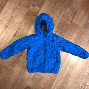 Boys’ reversible North Face coat